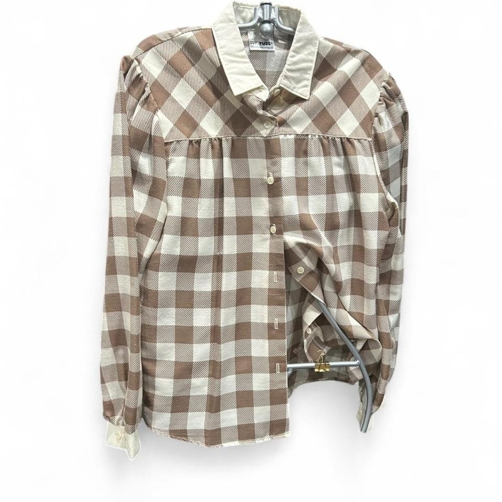 WOMENS VINTAGE RRRRRUSS BUTTON UP PRAIRIE‎ TOP